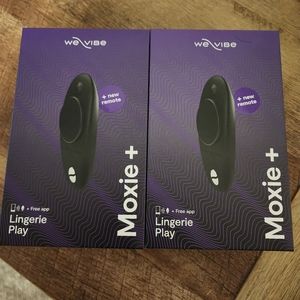 2 BRAND NEW, STILL FACTORY SEALED, WeVibe Moxie+ Panty Vibes